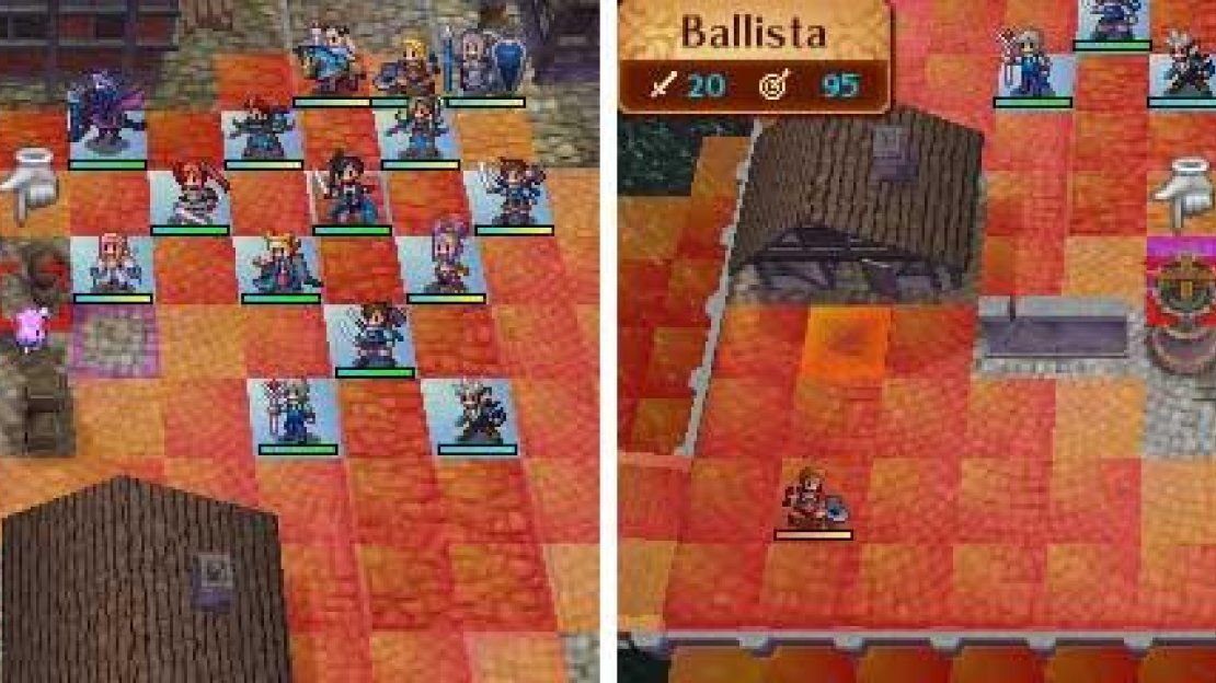 Ballistas have lots of range. Perfect for weakening the enemy from afar.