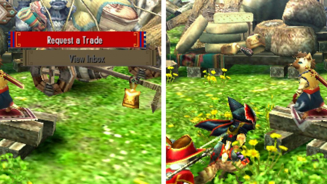 Trading carts with Neko (means “Cat”).