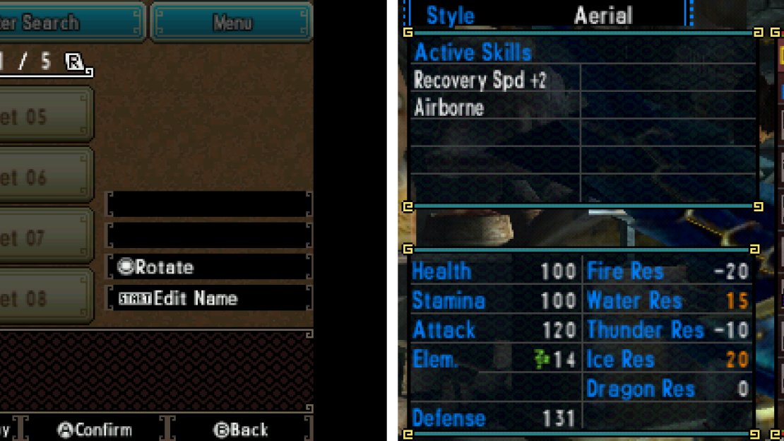 You can register Equipment Sets in your house, too!