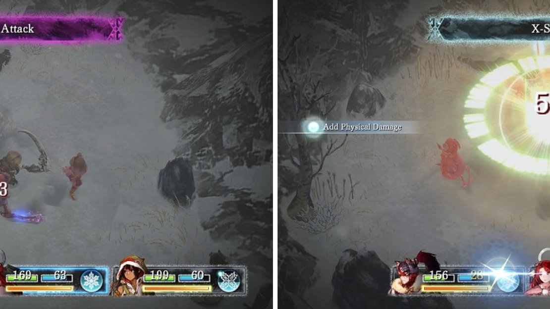 Reaper’s only move is Scythe Attack (left). X-Strike is a great combo to use for damage (right).