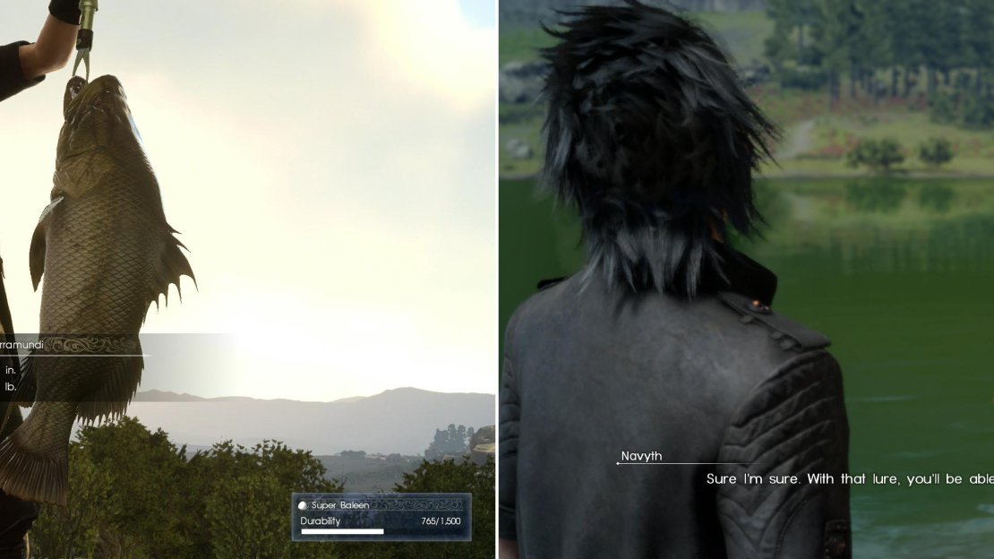 Hook a Crag Barramundi (left) and you’ll be rewarded with a shiny new lure (right).