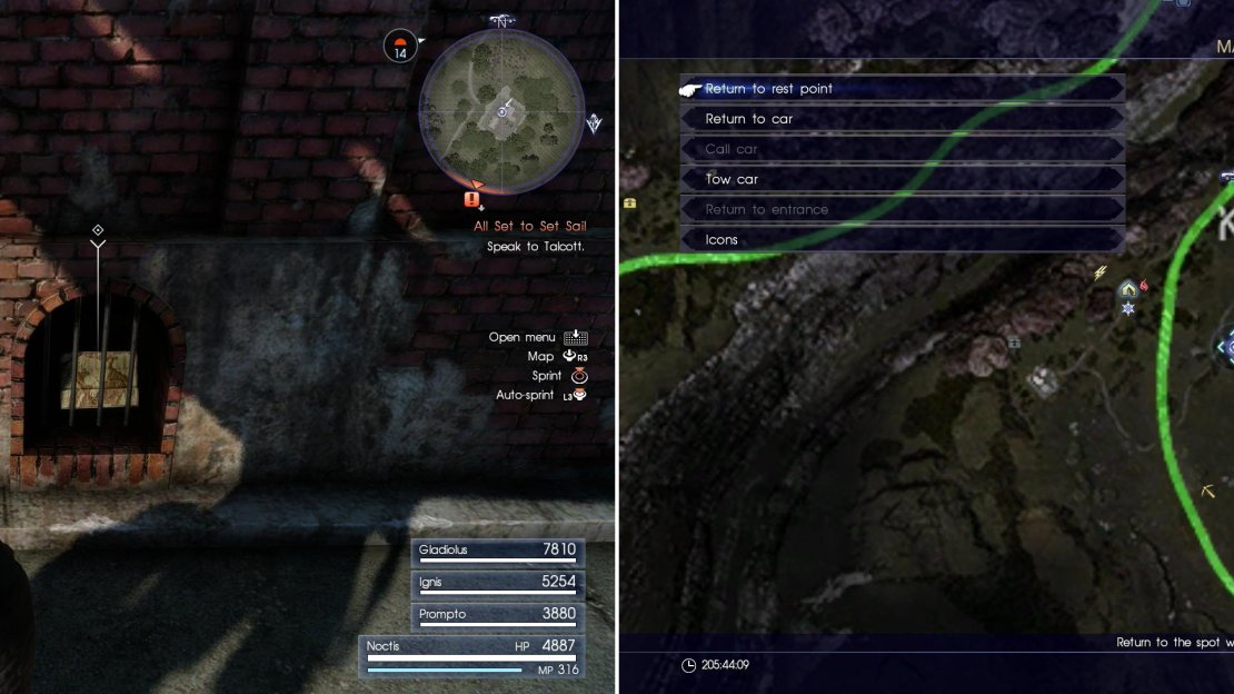 You can find Mystery Map X in the Kelbass Grasslands, in a grate along a red brick building, which itself is located between Aracheole Stronghold (an imperial fort) to the east and the highway to the west (left), on the spot indicated on the map (right).