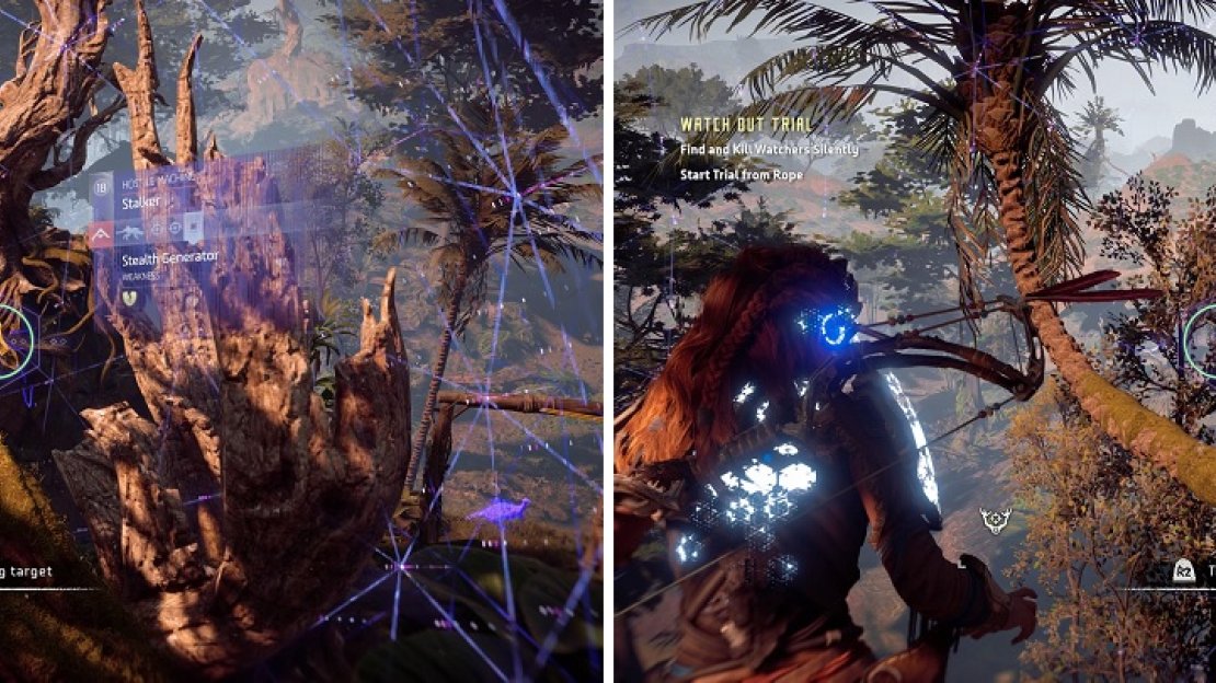 The locations of the two Stalkers at Spurflints Hunting Grounds.