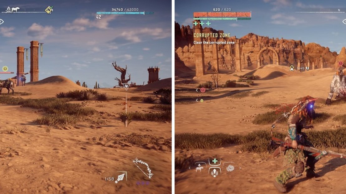Keeping an eye on the alert circle above the enemies’ heads will help you in deciding whether to get ready for combat or not.