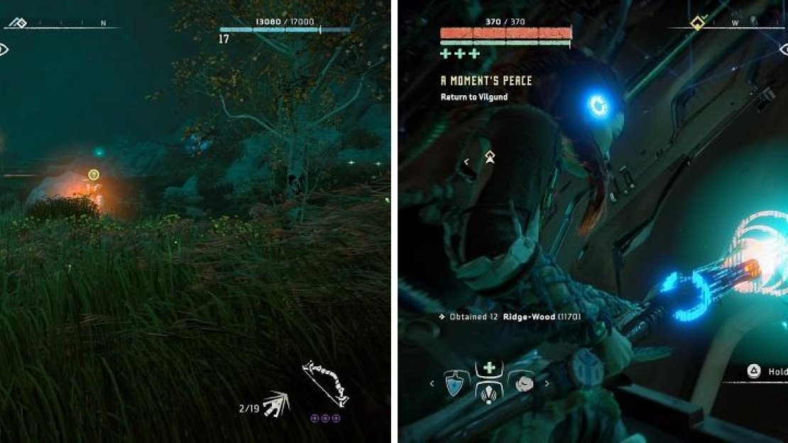 You will find some machines guarding the entrance to SIGMA (left). In order to enter, you have to override the door (right).