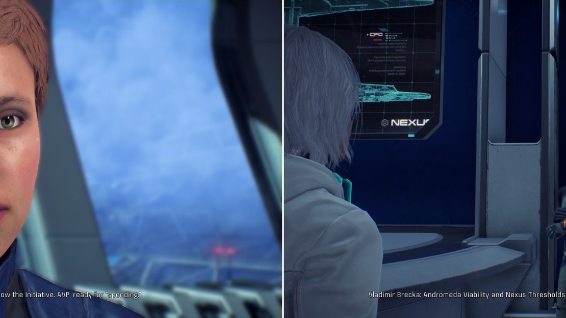 Addison (left) and her assistant Vladimir Brecka (right) will explain the contrived metagame reasoning behind AVP points and the perks they unlock.