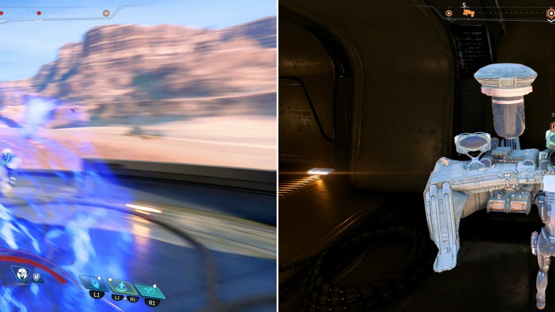 Defeat the Kett occupying the outpoust near where Bain has set up shop (left) then disable the generator they were guarding (right).