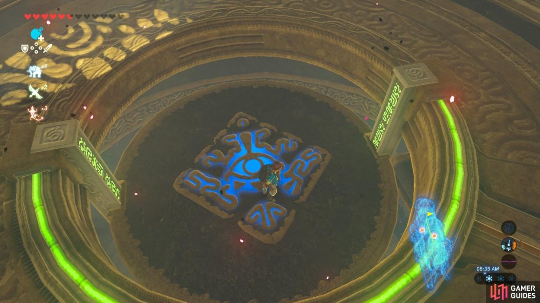 Ride this circular platform down