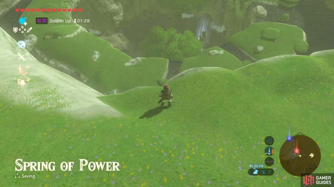 This is one of three sacred springs in Hyrule.
