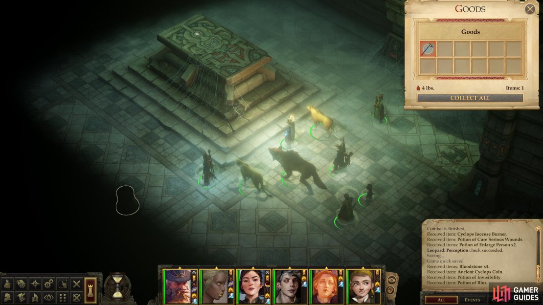 Loot the nearer containers for a Corrosive Tongi - these items can be safely plundered.