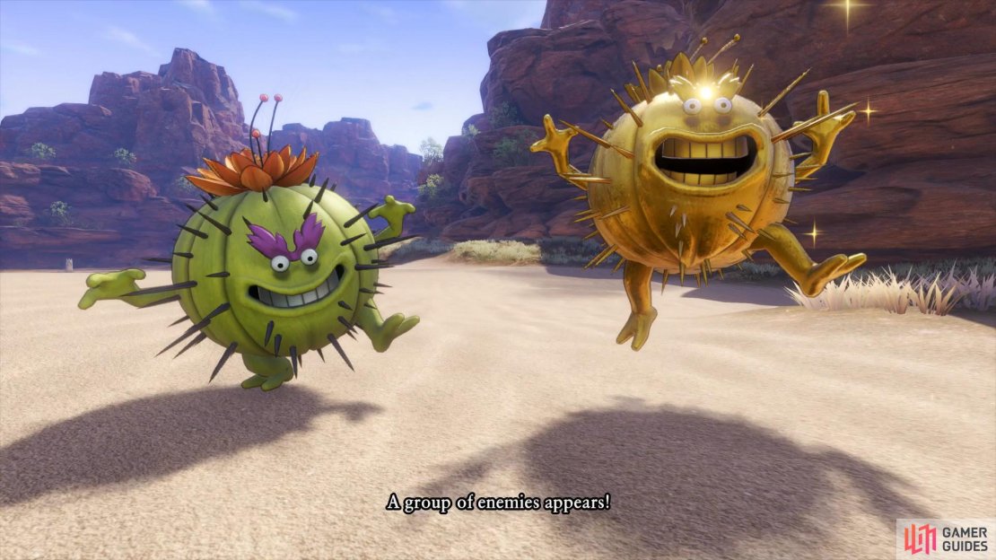 You’ll have to be patient while fighting regular Cactiballs until you meet the Golden Globe.