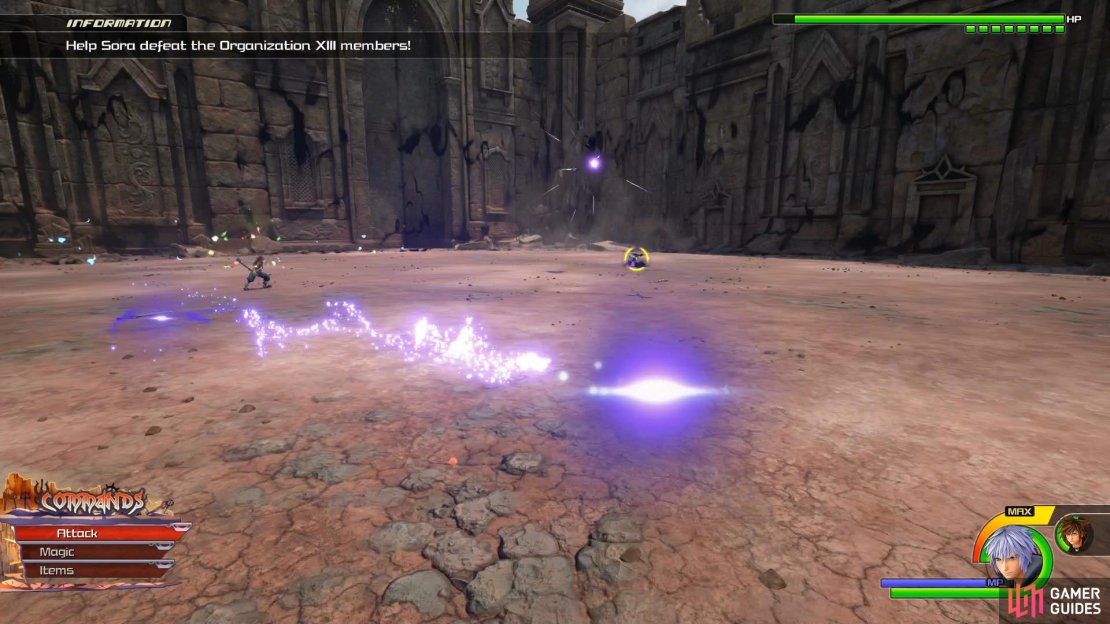 It’s easy to dodge attacks with Riku’s dodge ability