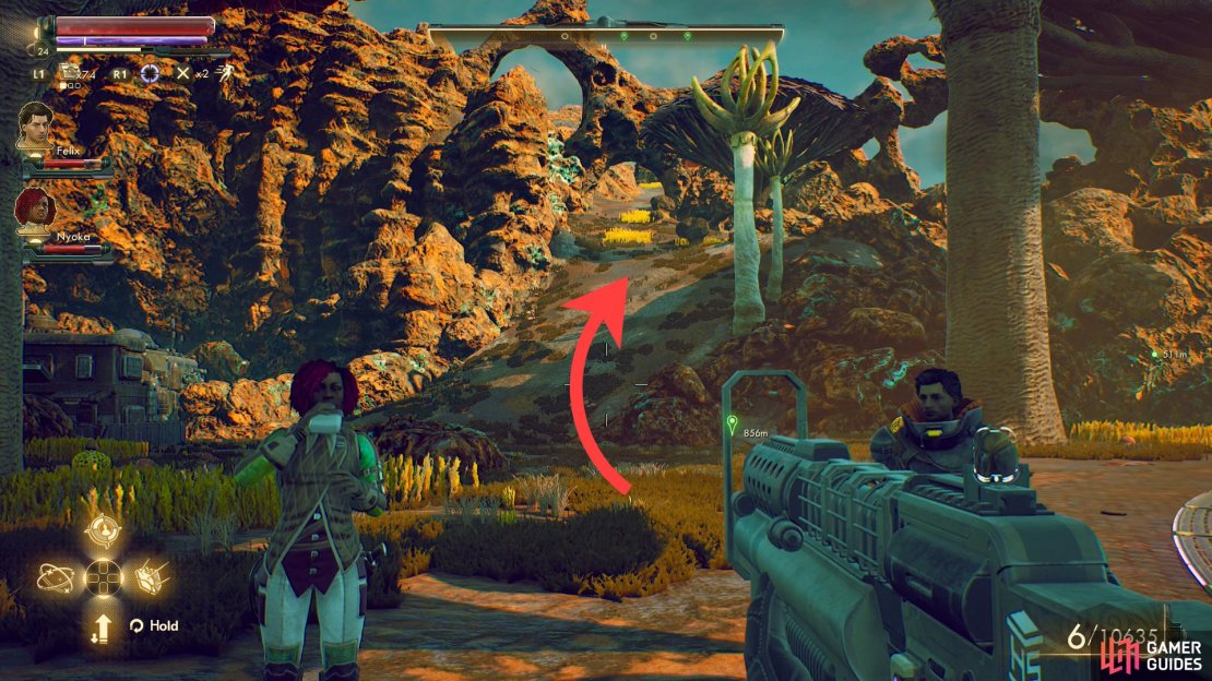 You can reach the Devil’s Peak station via an alternate route by heading north from the Forlorn Crossroads.
