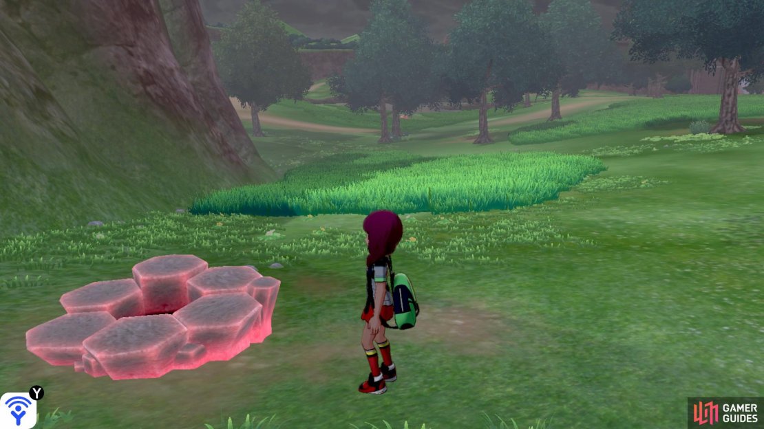 You’ll find this Den in the far southwest corner of Rolling Fields.