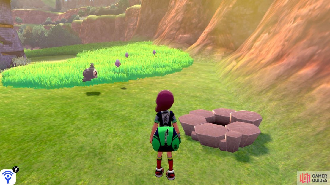 This Den can be found to the north of the Watchtower.