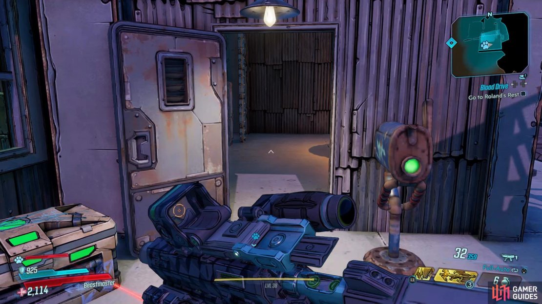 Head into a building that’s located to the east side of the map and climb up the ladder,