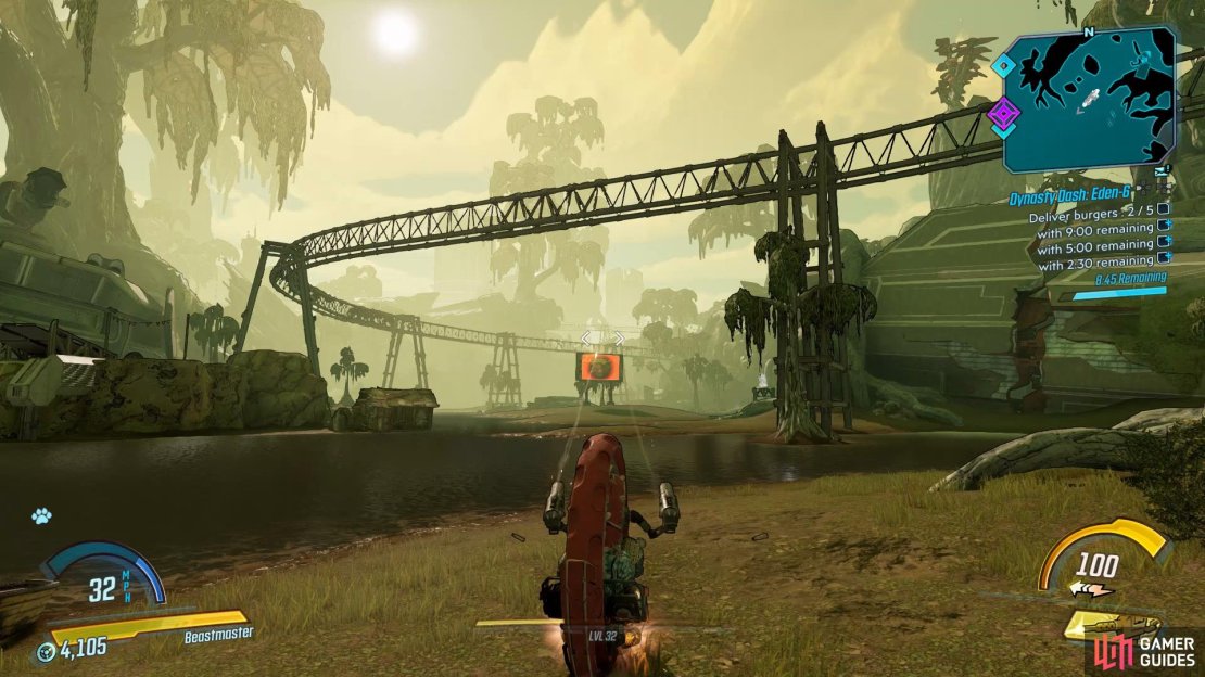 Shoot the glowing red boards and posters around the map to gain extra time.