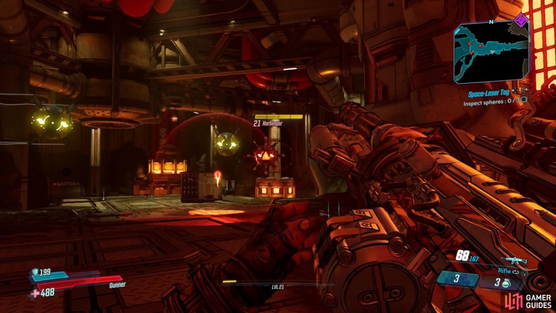 Harbinger’s will explode if they come into contact with you.