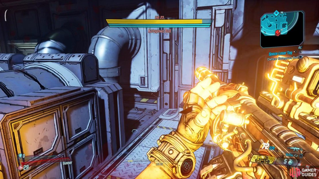 Behind those pipes is the perfect place to hide and avoid most attacks
