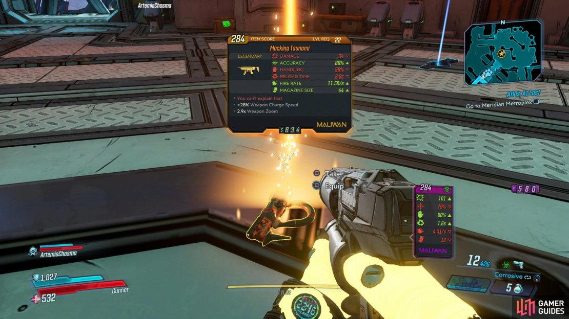 The Tsunami is a fantastic weapon, be sure to try and farm it.