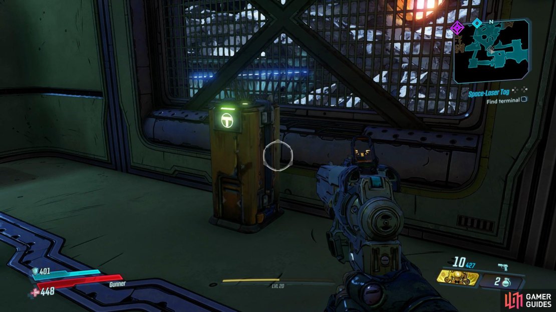This first Log is easy to miss, go back into the control room after defeating the enemies below.