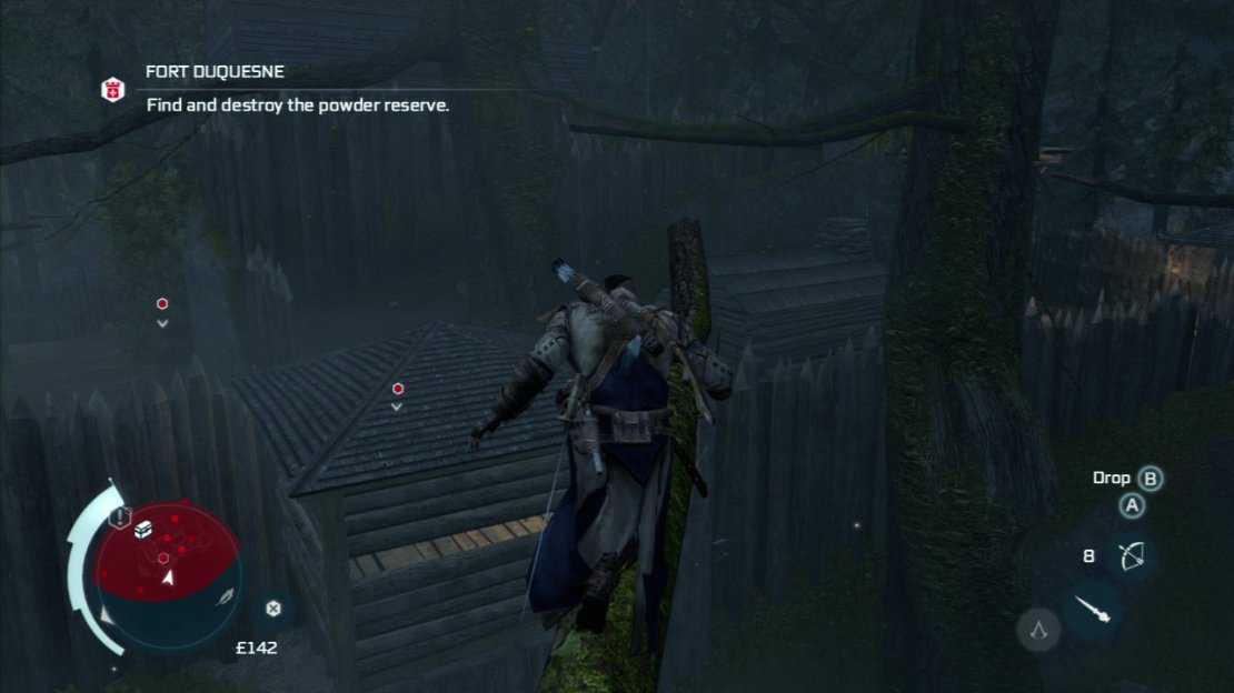 Does beating a fort in a silent manner earn you anything? Only the warm, fuzzy embrace of personal victory, we’re afraid to say.  That said it’s still an interesting challenge to undertake if you fancy it, and one that will earn big kudos from other Assassin’s Creed III players should you upload such a run to Youtube.