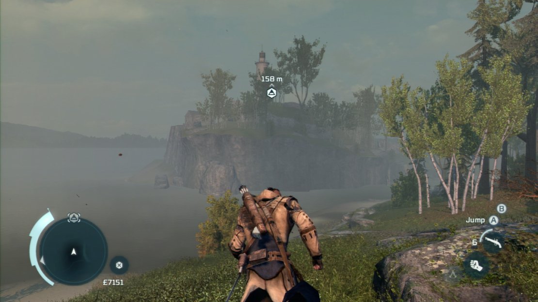 When you arrive at the destination, examine the clues in the nearby area and by that, I mean climb up the lighthouse and examine the scarecrow on the top deck to complete the mission.    Return to the Frontiersmen’s campfire or tavern to pick up the next quest.