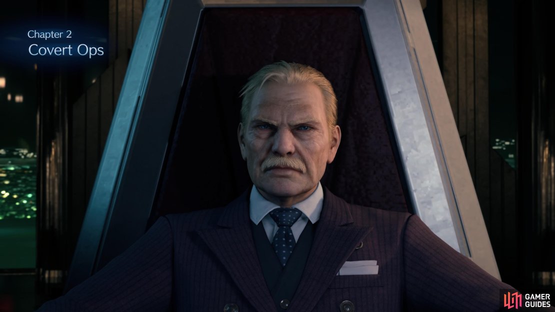 Chapter 2 Covert Ops takes place in the Shinra Building. 