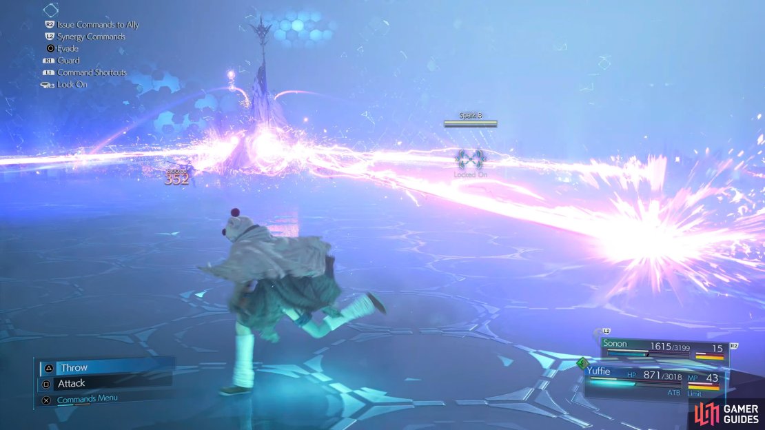 Stick to the outside of the arena to avoid Circuitous Bolt