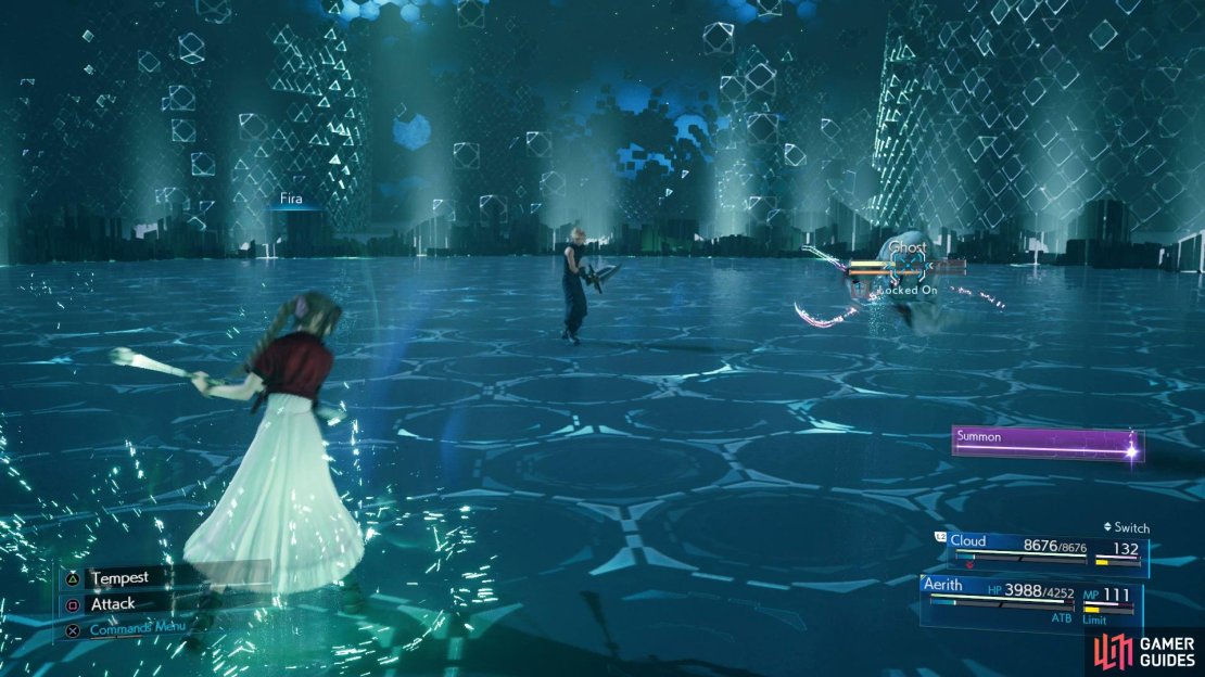 Use magic against the Ghost when it puts up a Shield.