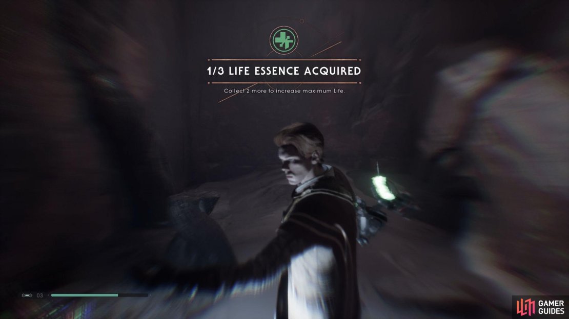 Head past the workbench in Brother’s Bastion and then climb up to find obtain the eighth Life Essence.