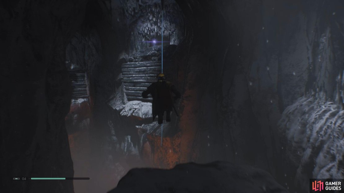 Follow this Wall Run path around to find 