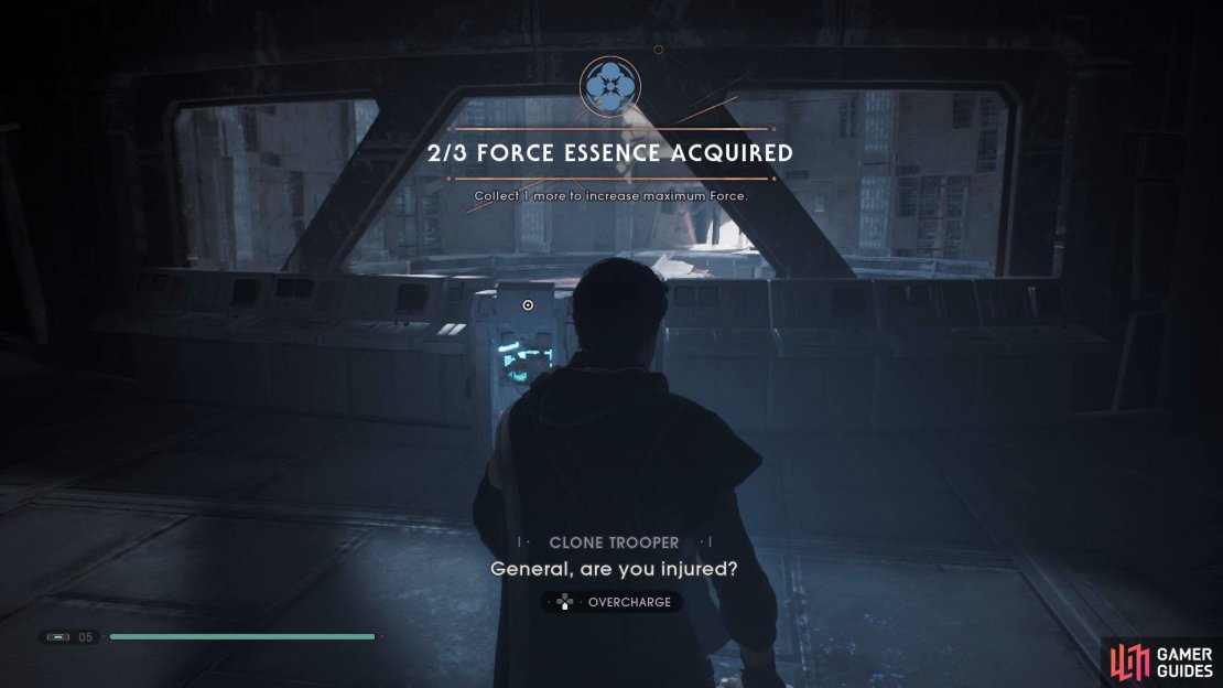Travel through the Broken Wing to find the ninth Force Essence at the end of the path.