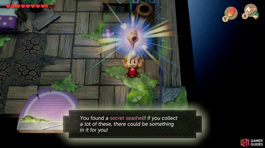 Smash the vases in the Ghosts home to find a Secret Seashells.