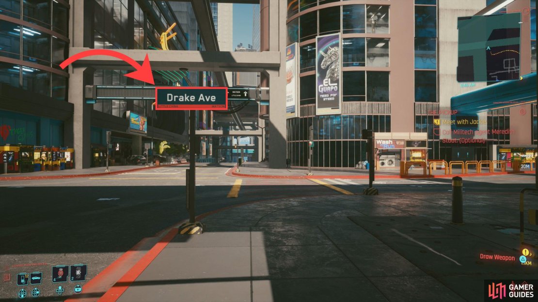 Cross Drake Ave.,