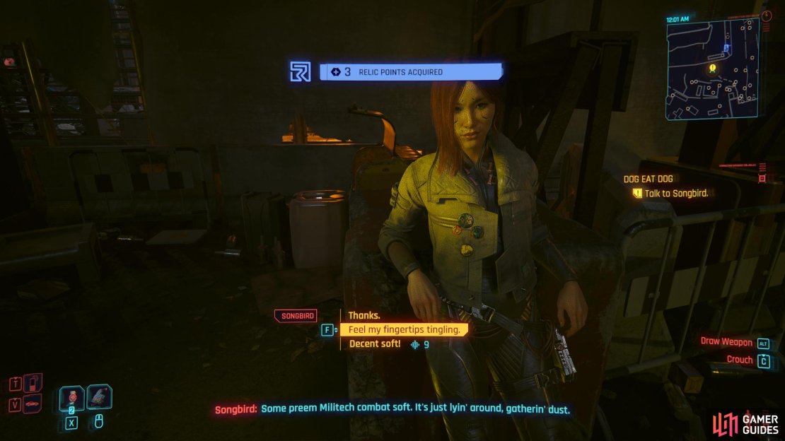 You’ll get three Relic Points when you unlock the tree during the first mission of Phantom Liberty.