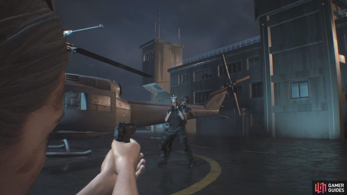 Quickly shoot Nickolai in the head to complete the game. 