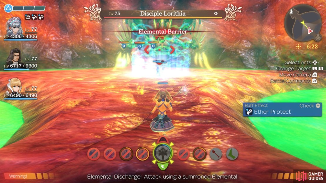 Lorithia will summon Novas that Buff her Defence based on how many are active