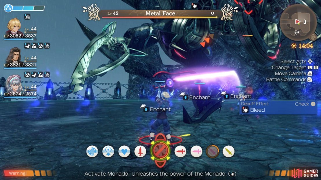 Keep up Monado Enchant at all times