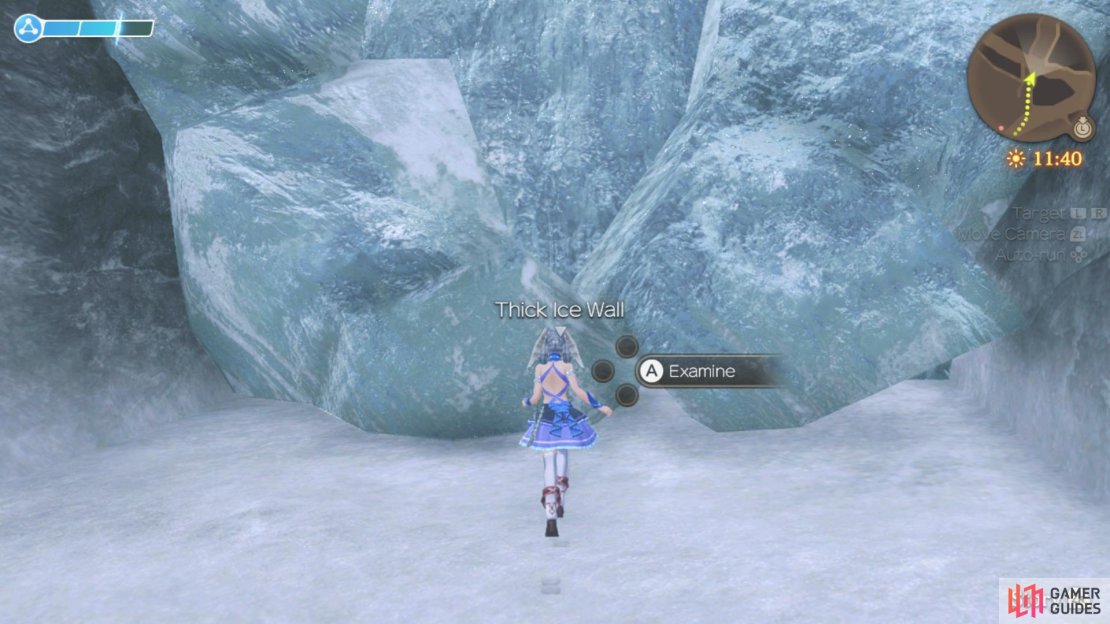 Use the Magma Rock on the ice wall near Zokhed Pass