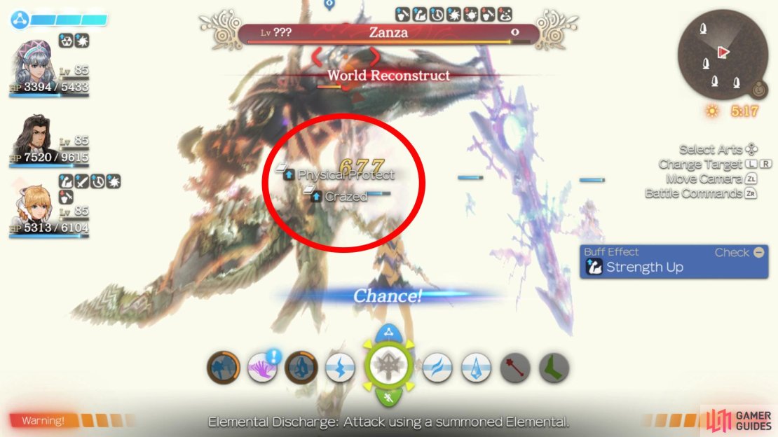 World Reconstruct will grant Zanza several Buffs