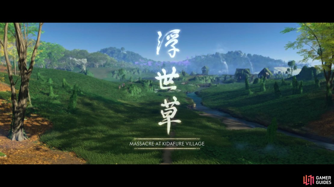 Massacre at Kidafure Village is the 7th main Tale of the Iki Island Expansion.