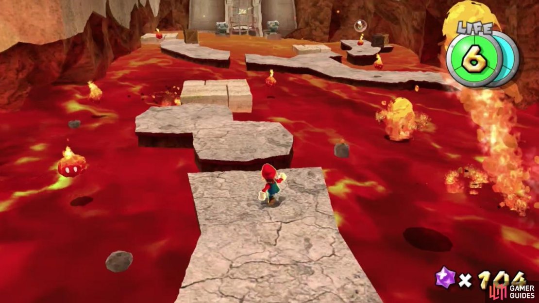 You’ll want to watch where you step in this level!