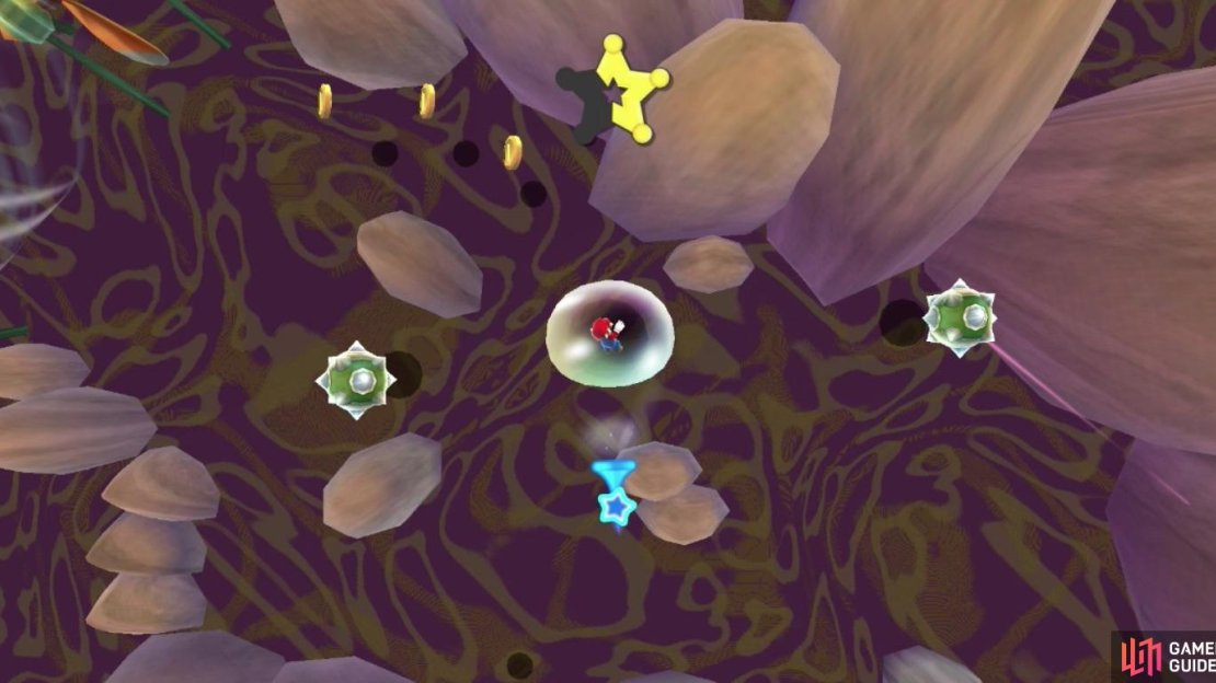 The only things that can burst the bubble are the Mines so don’t worry about hitting the walls.