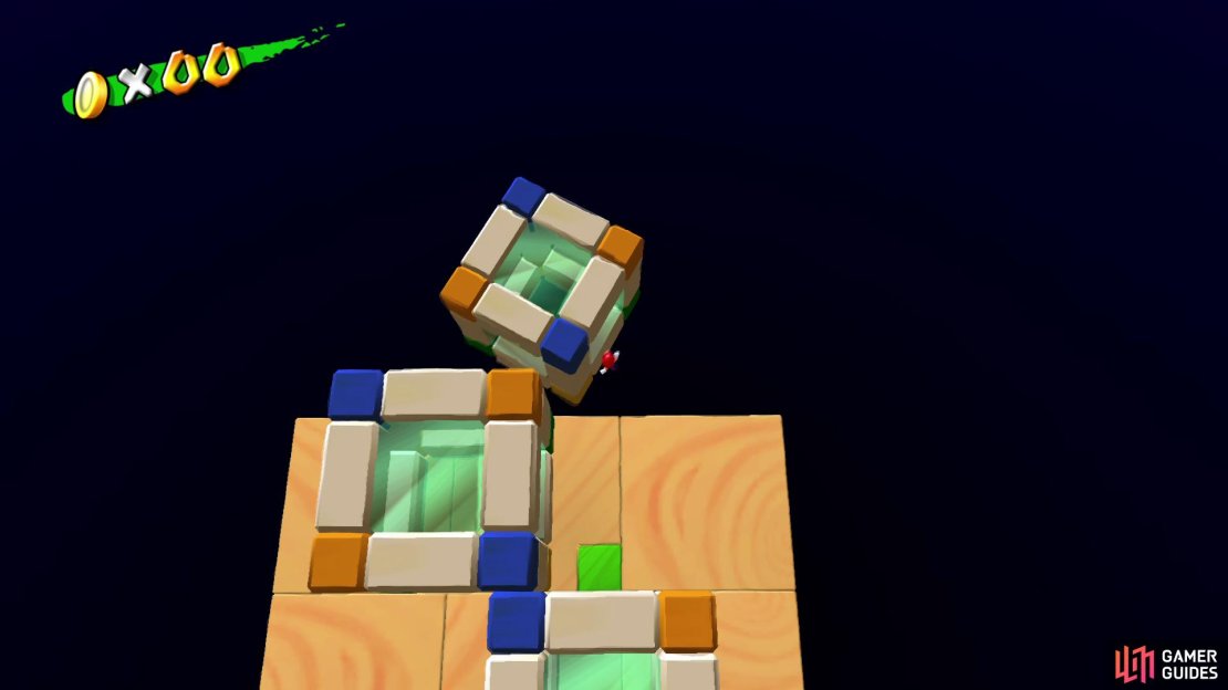 Use the camera like this to time the first jump easier