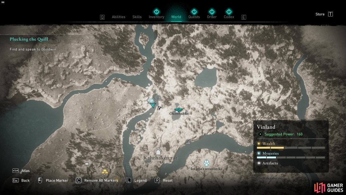Location: Flight of the Frenzy mystery.