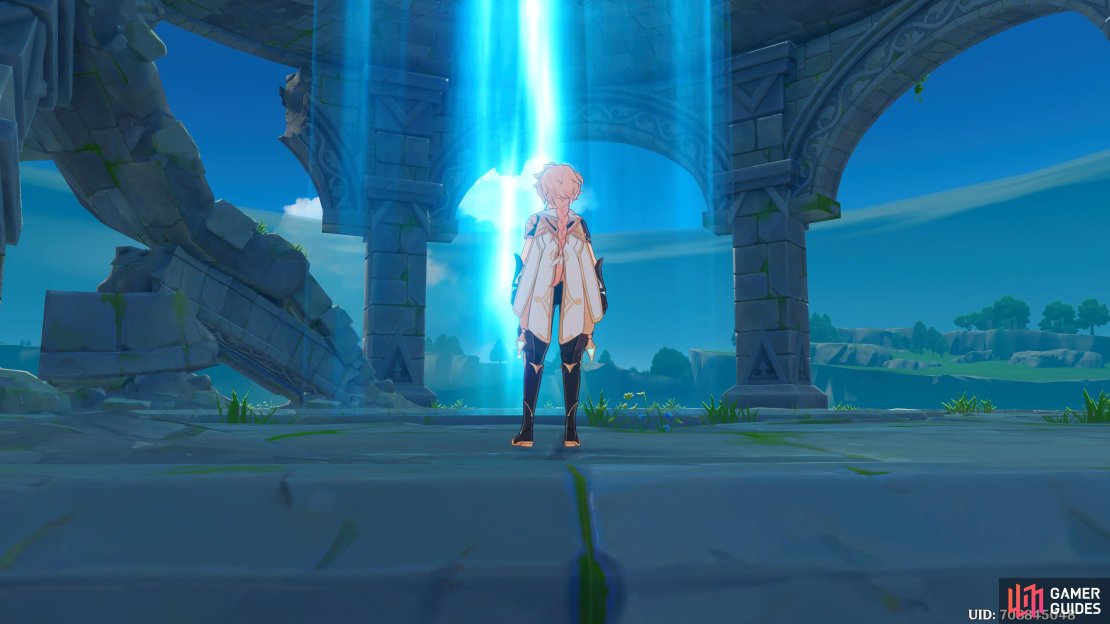 The Traveler reaching the top of Stormterror’s Lair.