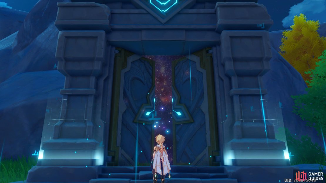 The Traveler is entering the Hidden Teardrop in the Heart of the Jungle Domain searching for the Hidden Tears.