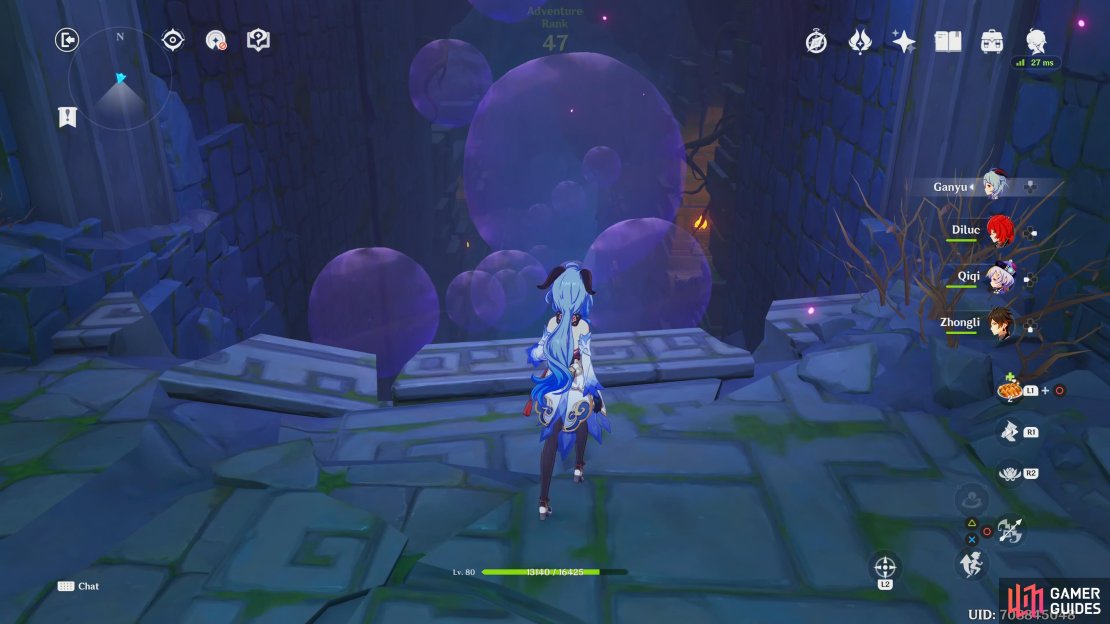 If you get trapped in the bubbles, they’ll drop you into the chasm, making you start from the beginning
