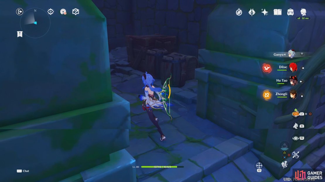 Make sure to check behind the crates in the side rooms during the bubble parts